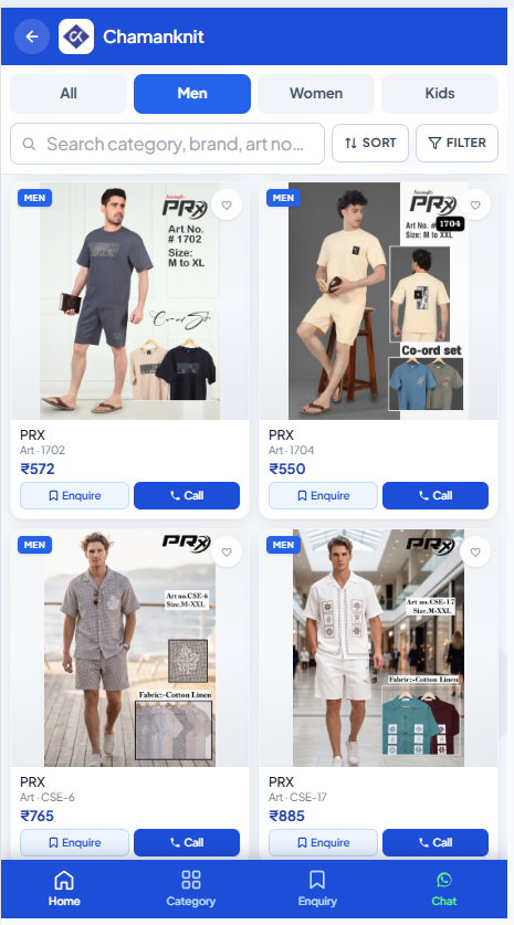 Men's wear catalog preview