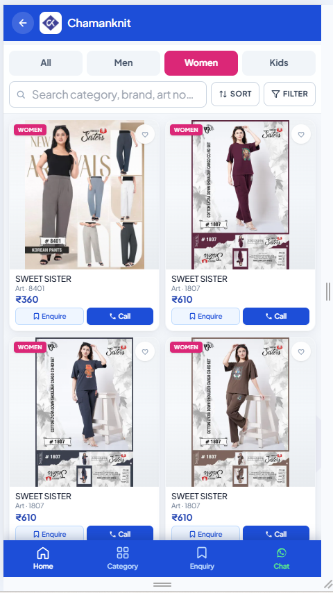 Women's wear catalog preview